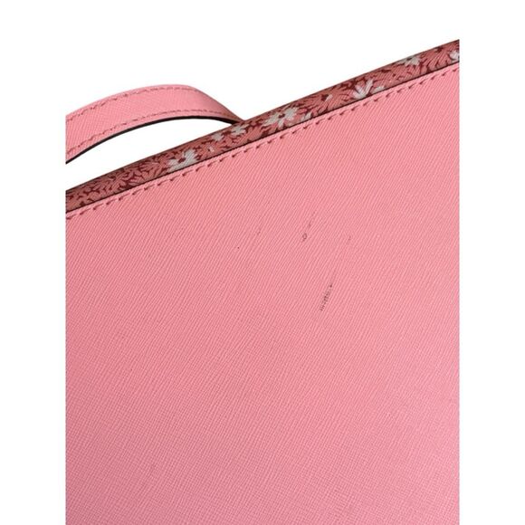 Michael Kors Large Travel Jet Set Carry All Tote, Magenta Wallet & Card Holder - Picture 16 of 16